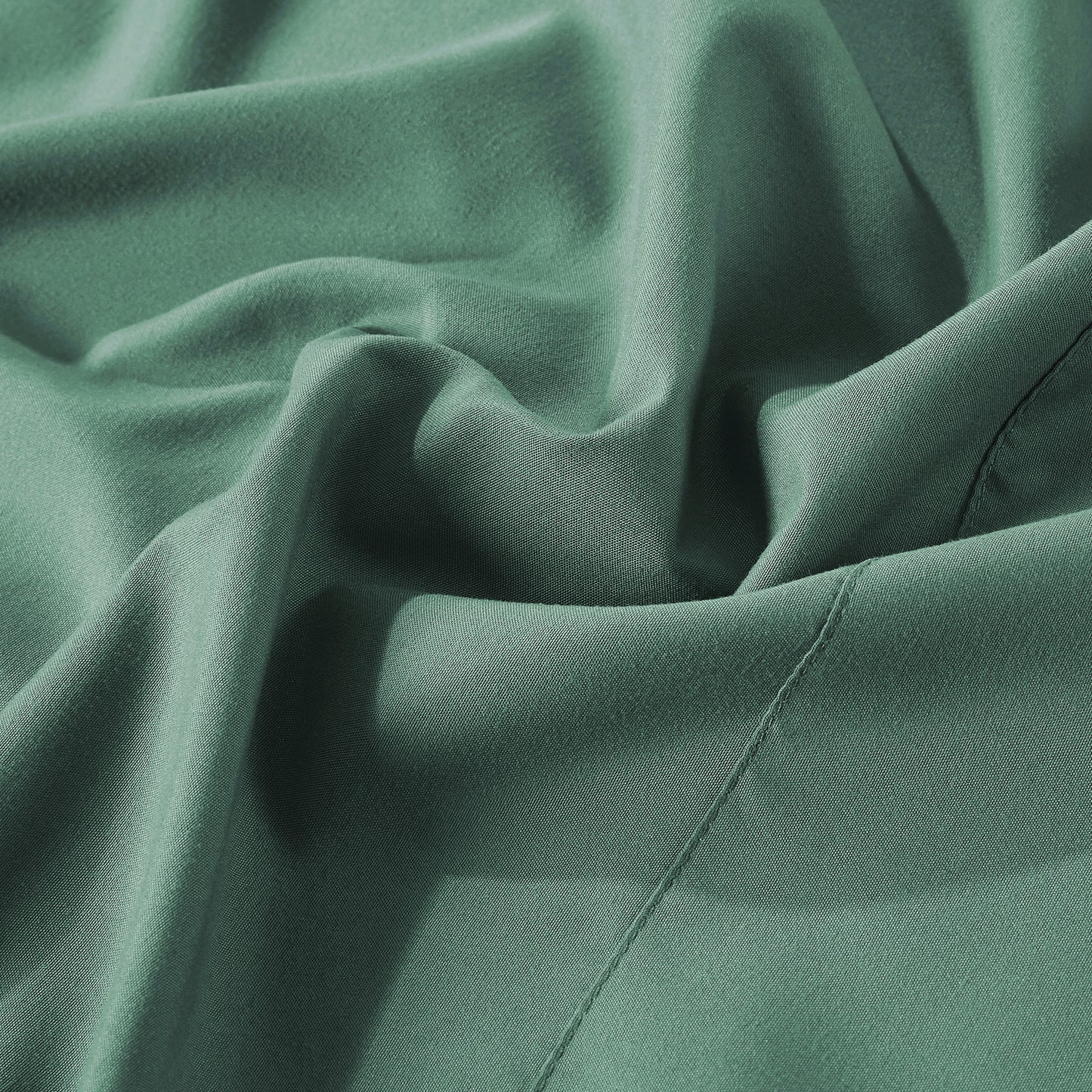 4-Piece Teal Sheet Set Cal King Size with Flat Sheet, Fitted Sheet, and Pillowcases