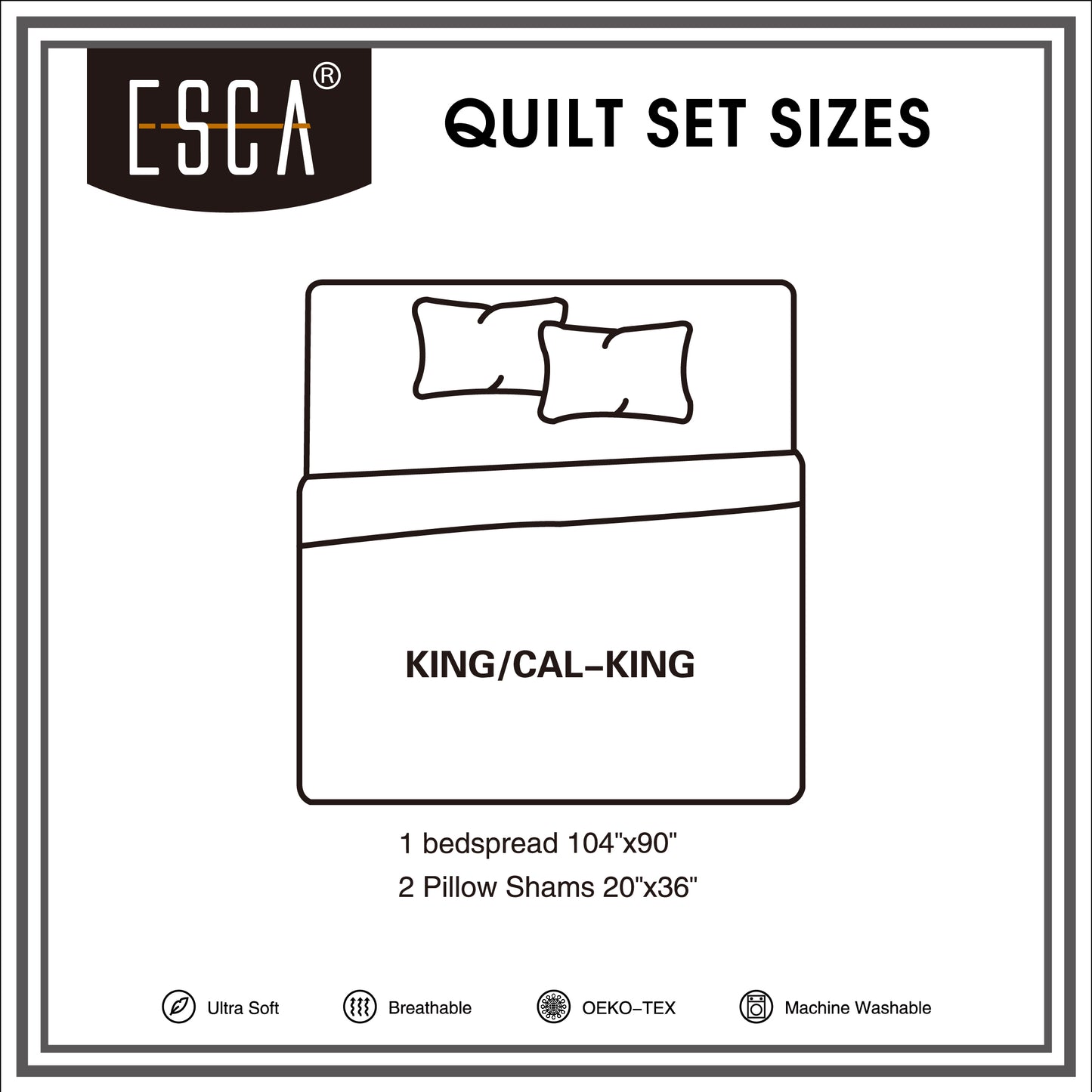 3-Piece ASIRA Blue Bedspread Set King Size Reversible Floral Quilt