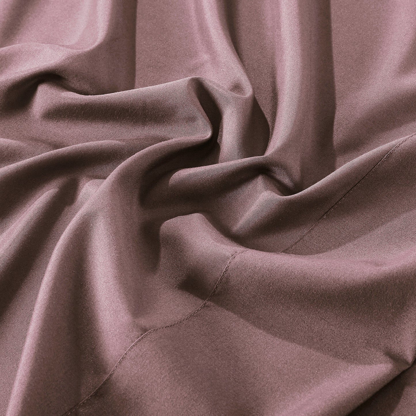 4-Piece Rose Purple Sheet Set Cal King Size with Flat Sheet, Fitted Sheet, and Pillowcases