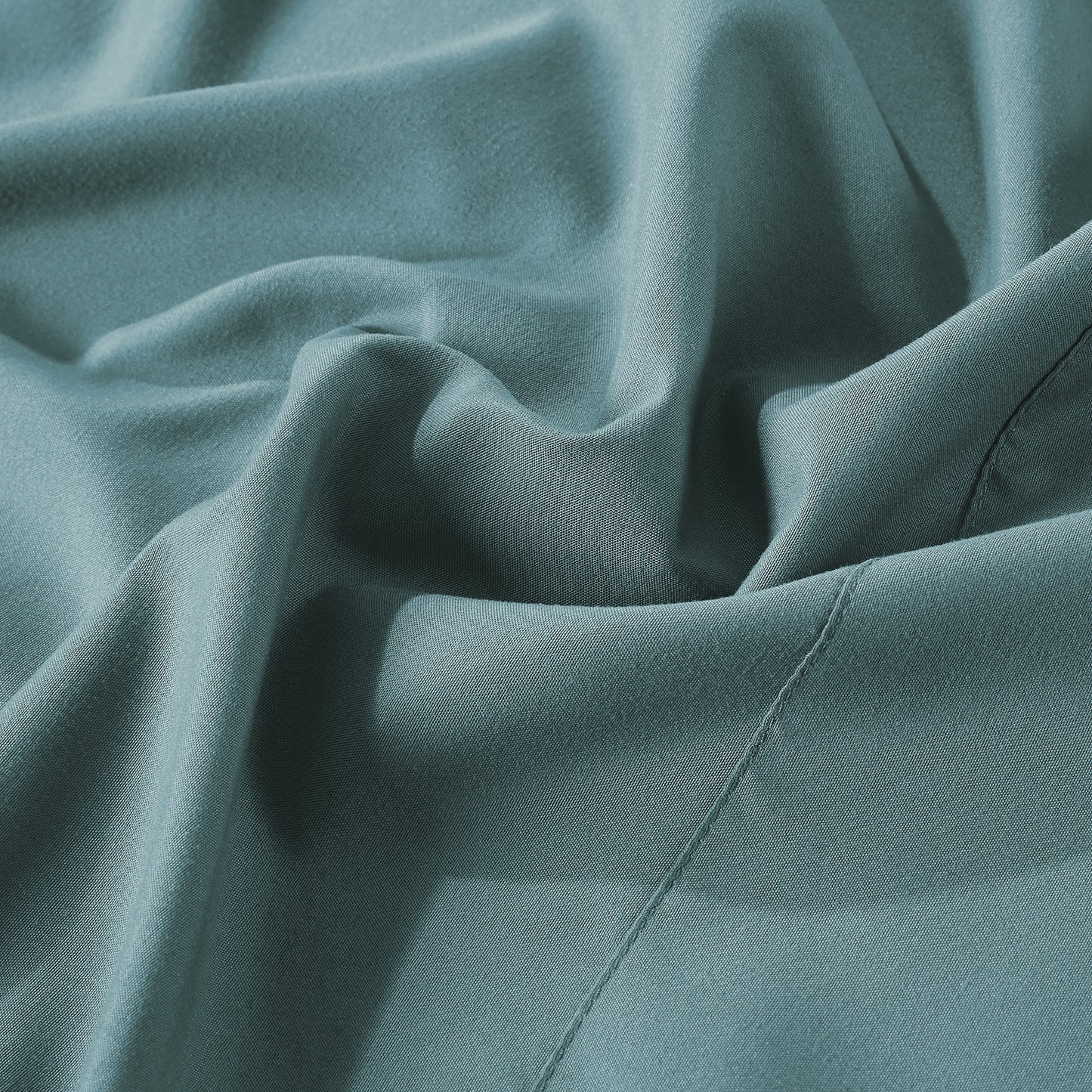 3-Piece Blue Sheet Set Twin Size with Flat Sheet, Fitted Sheet, and Pillowcases