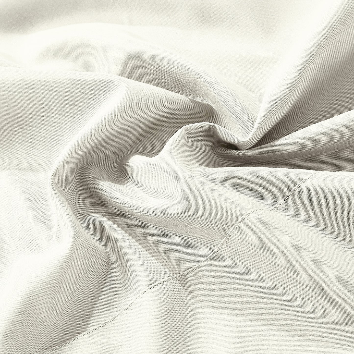 3-Piece Beige Sheet Set Twin Size with Flat Sheet, Fitted Sheet, and Pillowcases