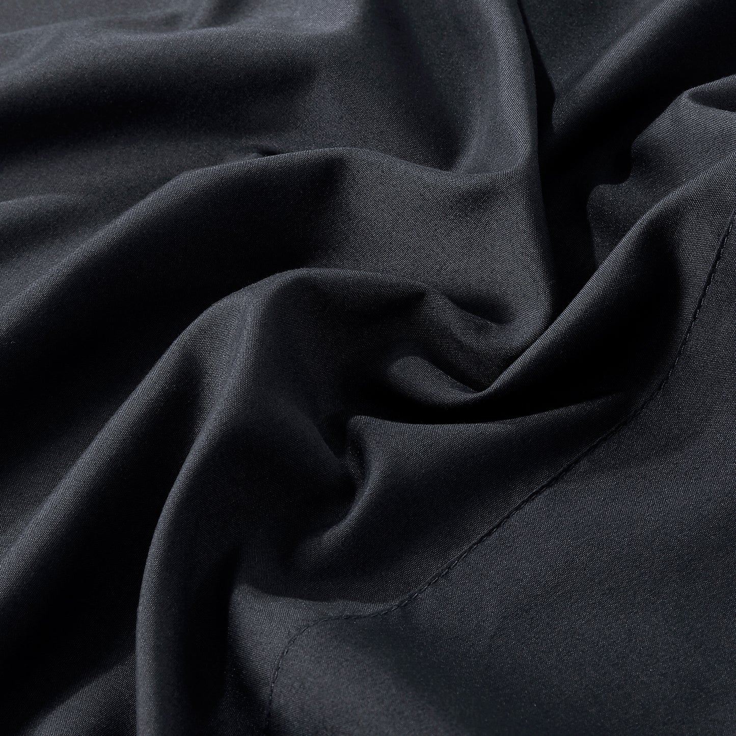 3-Piece Black Sheet Set Twin Size with Flat Sheet, Fitted Sheet, and Pillowcases