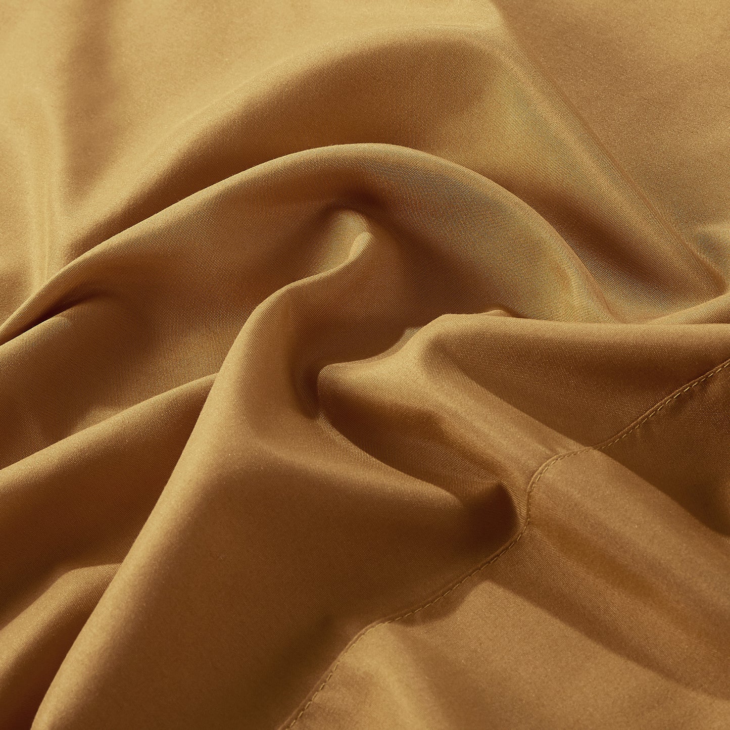 3-Piece Camel Sheet Set Twin Size with Flat Sheet, Fitted Sheet, and Pillowcases